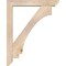 Ekena Millwork Imperial Slat Smooth Bracket w/ Offset Brace, Douglas Fir, 5 1/2"W x 32"D x 40"H BKT0604X32X40IMP06SDF - alternate 3